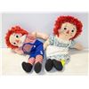 Image 1 : VINTAGE RAGGEDY ANNE & ANDY DOLLS TOGETHER-ESTATE