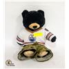 Image 1 : OILERS BLACK BEAR BUILD-A-BEAR