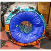 Image 1 : 2 PERSON INFLATABLE WATER TUBE WITH 4 HANDLES