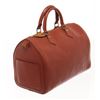 Image 2 : Louis Vuitton Brown Epi Leather Speedy 30 Satchel Bag