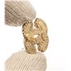 Image 4 : Chanel Gold Black Rhinestone CC Earrings