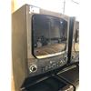 Image 2 : GE GUN METAL GREY WASHER DRYER COMBO MODEL GUD57EEMT00G  24.5" X 27" X 72" FRONT DENTED