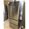 Image 2 : STAINLESS STEEL HAIER APARTMENT SIZE FRIDGE/FREEZER COMBO 2 DRAWER MODEL QJS15HIRBFS