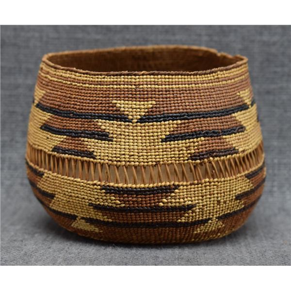HUPA INDIAN BASKETRY BOWL