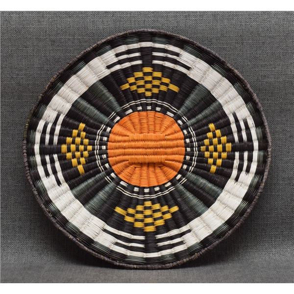 HOPI INDIAN BASKETRY PLAQUE