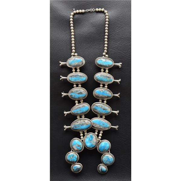 NAVAJO INDIAN SQUASH NECKLACE