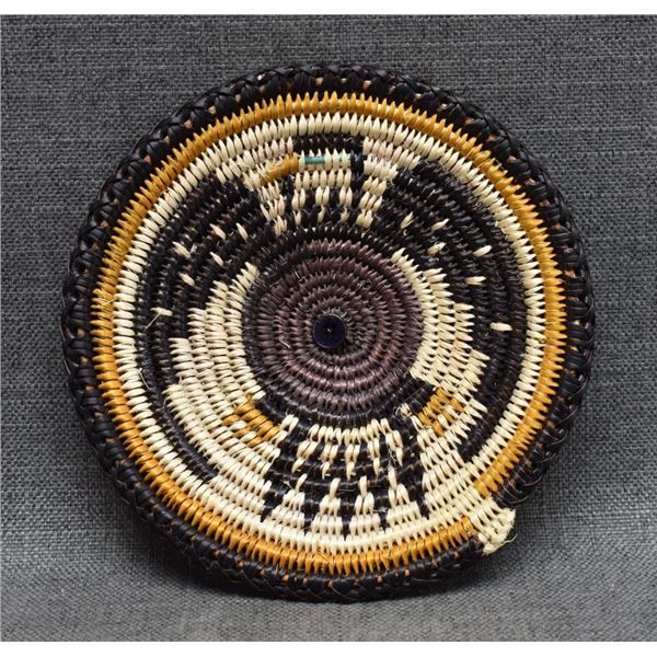NAVAJO INDIAN BASKET (BLACK)