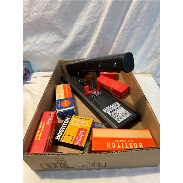 Bostitch stapler and staples