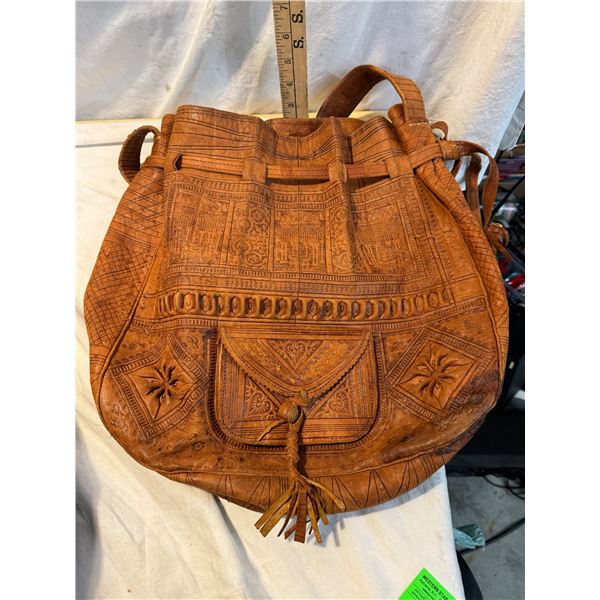 Leather handbag