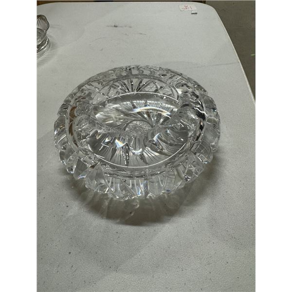 Crystal ashtray
