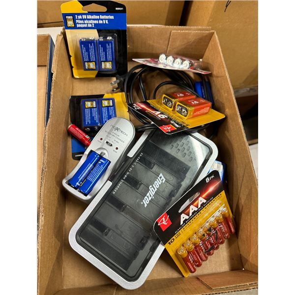 Assorted batteries