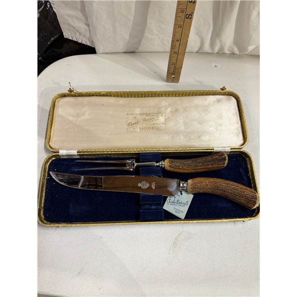 Charles Barber & co carving items