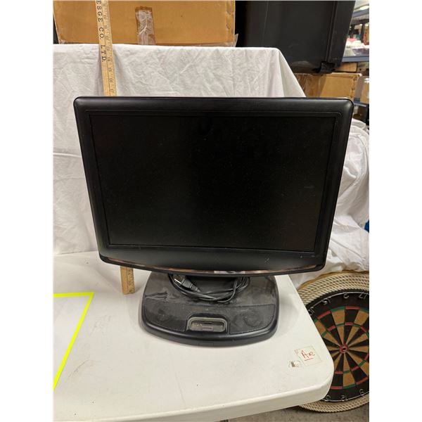 19" tv with dvd player and i pod dock