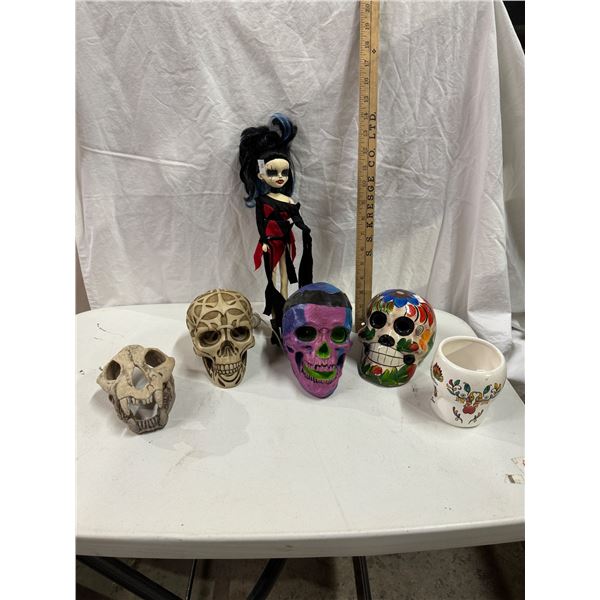 Skull decor etc