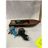 Image 2 : Wood boat with motors