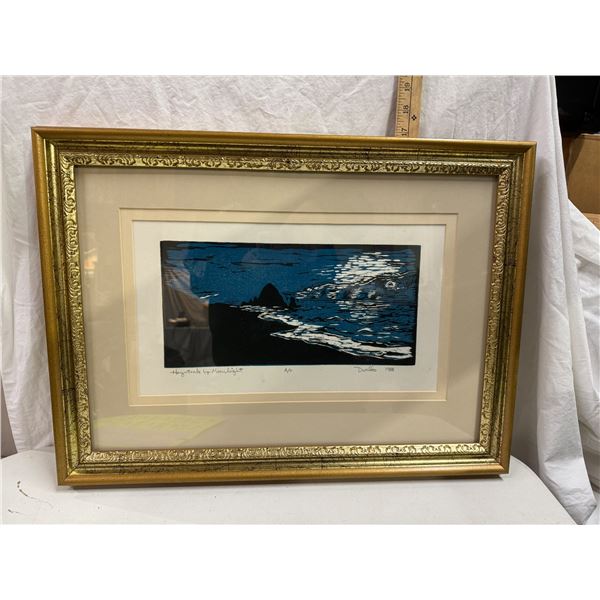 Frederick Dwello A/P haystack by moonlight