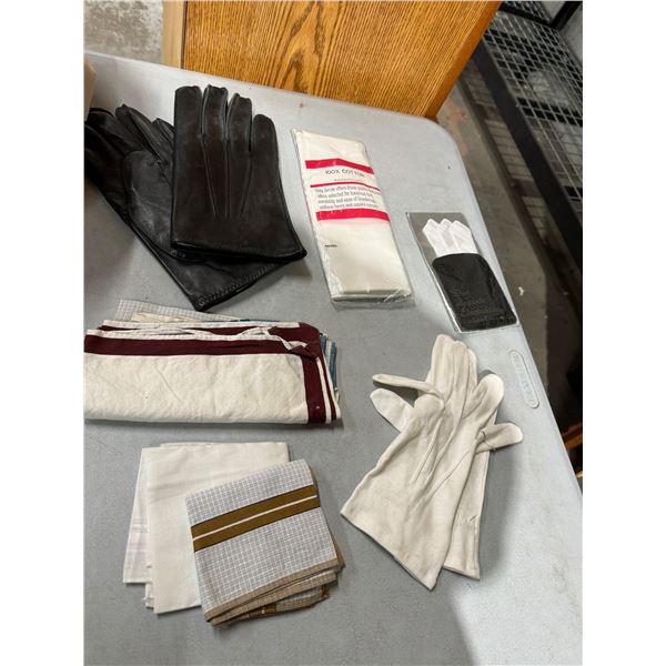 Gloves and handkerchiefs