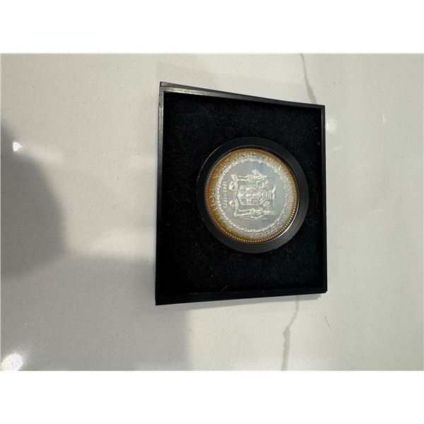 Proof sterling silver $10 Jamaica coin