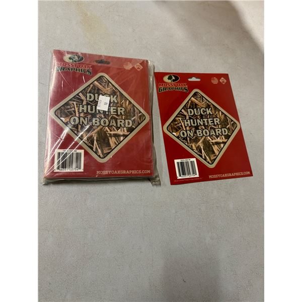 Duck hunter on board decals