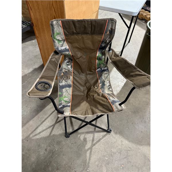 Trek camouflage camp chair