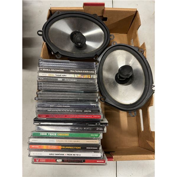 CDs and speakers