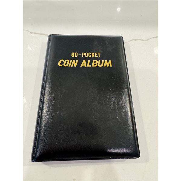 Coin album and assorted coins