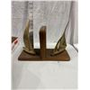 Brass sailboat book ends