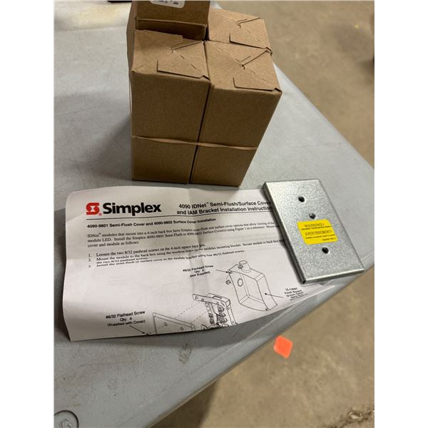 Simplex semi flush surfacecovers