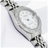 Image 5 : Rolex Ladies Quickset White Arabic Diamond Datjust Wristwatch 26MM