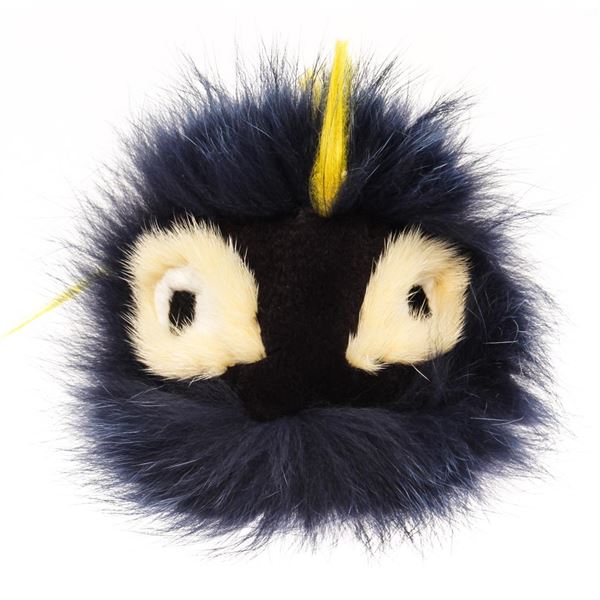 Fendi Tricolor Fur and Leather Zesty Bug Bag Charm