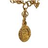 Image 3 : Chanel Gold Coco Mark Two Pendants Multi-Strand Necklace