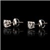 Image 3 : 1.38 ctw Diamond 14K White Gold Earrings