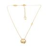 Image 1 : Louis Vuitton Gold-tone Collier LV Angel Pendant Necklace