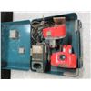 Image 1 : two 18v makita batteries w/case and charger