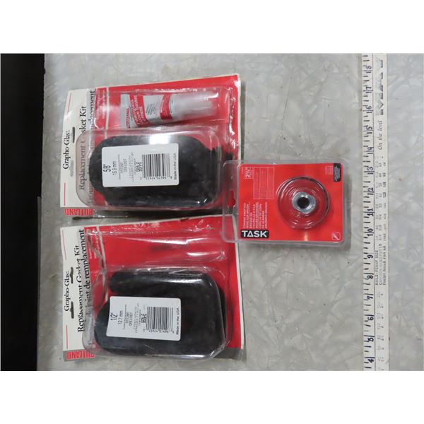 furnace gaskets and new wire drill brush