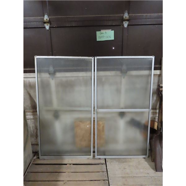 56" t x 30" w shower tub surround glass