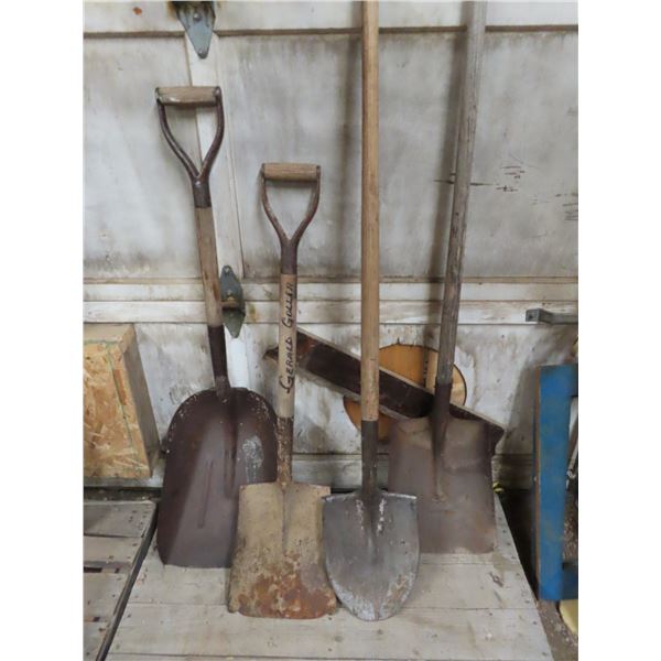 lot of shovels