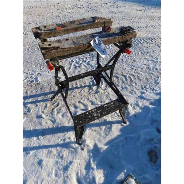 worn but usable work bench