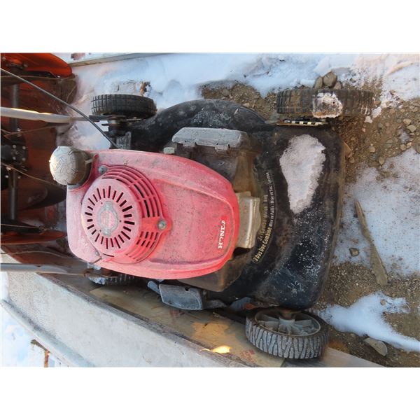 honda powered lawnmower has compression