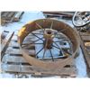 Image 2 : large wide wagon wheel