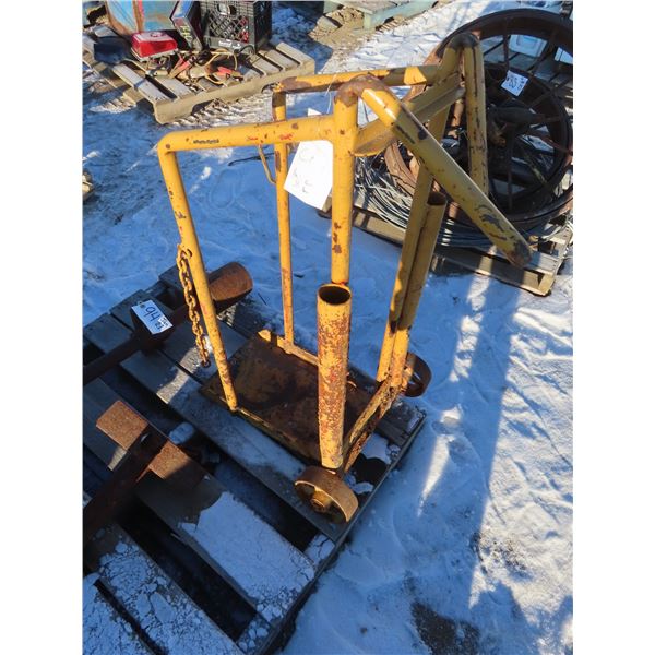welding cart for moving tanks