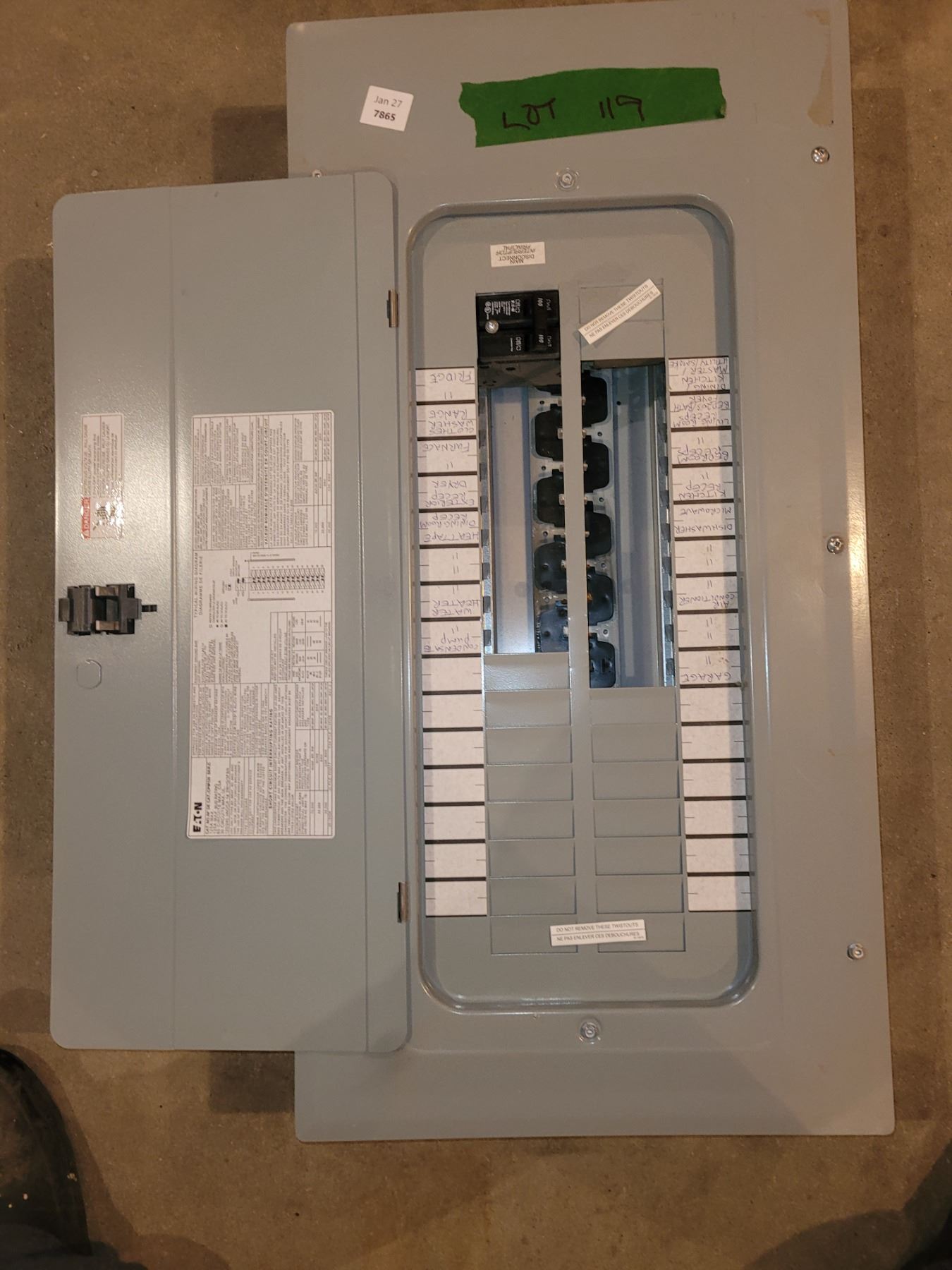 ETN electrical panel - Schmalz Auctions