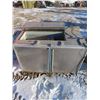 Image 4 : stainless steel make table with lid , cooler underneath for storage