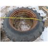 Image 6 : pair of tractor tires 18.4 - 38