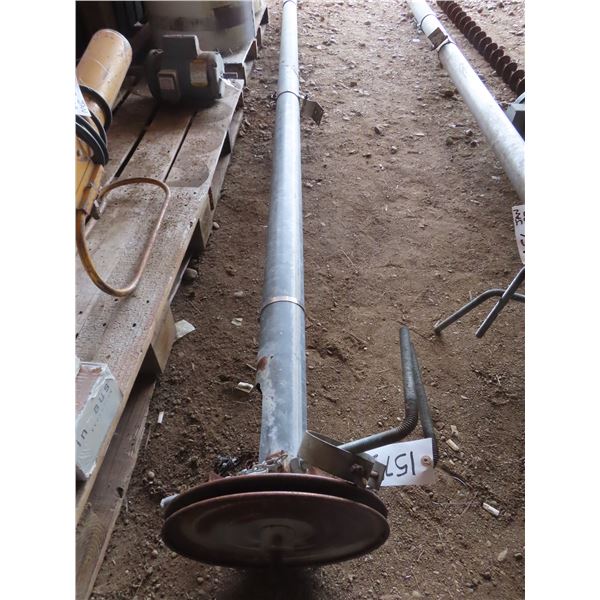 2 piece auger and electirc motor 3/4 hp baldor motor