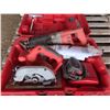Image 2 : milwaukee combo kit circular saw and sawzall batteries and charger