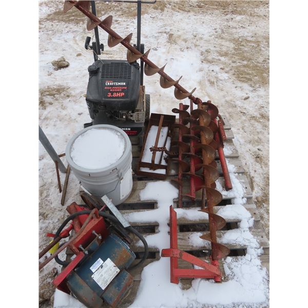 pressurewasher as-is and bin dryer