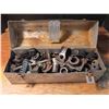 Image 3 : steel toolbox with misc hardware
