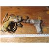 Image 2 : air hammer zip gun with rusty but functioning dewalt drill