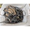 Image 1 : tote of misc gaskets , auto parts , fuel lines , misc